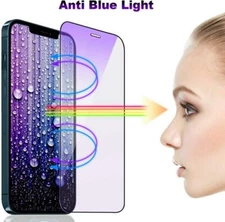 1/2X For Apple iPhone X/XR  Anti-Blue Light Screen Protector Tempered Glass  