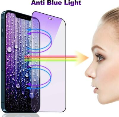 #ad #ad Anti Blue Light Screen Protector Tempered Glass For iPhone 13 Pro Max 12 Mini 11 $4.99