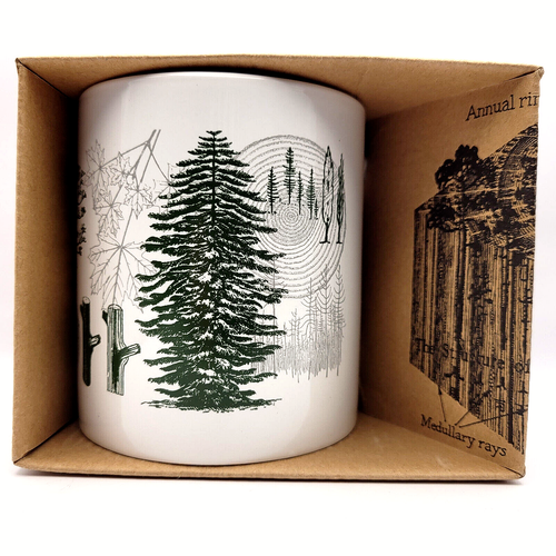 TREE Dendrology ARBORIST ART Mug Cognitive Surplus Science Meets Design 20 Ounce