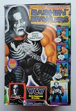 wcw wwf ljn wrestling superstars white face sting bashin' brawlers figure