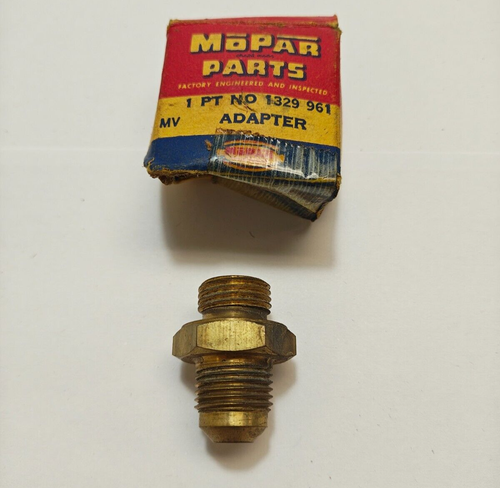 1951-1952 Chrysler Power Steering Pressure Or Return Hose Adapter 1329961 NOS - Picture 4 of 7