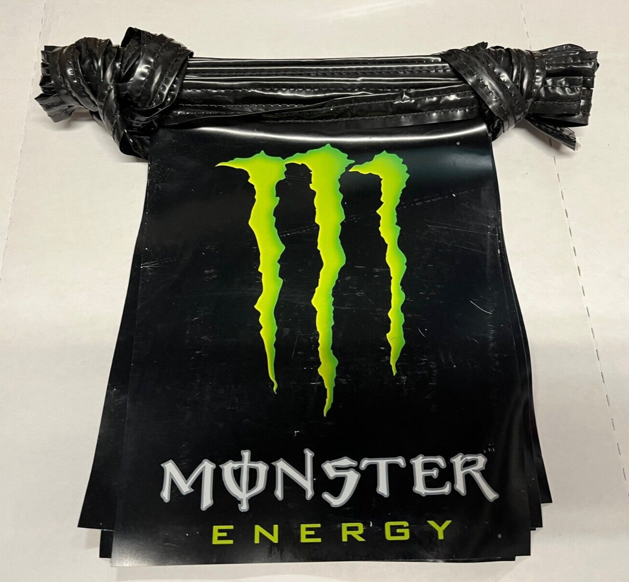 MONSTER ENERGY RARE COLLECTIBLE PROMOTIONAL BANNER PENNANT FLAGS - EUC