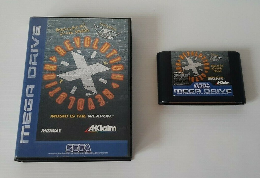 Revolution X Sega Megadrive NEUF SOUS BLISTER NEW SEALED RARE