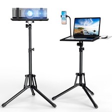 Projector Stand Laptop Tripod Stand - Portable Stand Adjustable Height 20 to ...