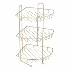 3 Tier Corner Wire Basket Brass Rack  Renovator's Supply