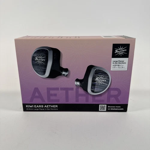 Linsoul Kiwi Ears Aether Planar Magnetic In-Ear Earphones 15.3mm Driver Black