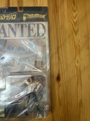 One Piece Portgas D. Ace Action Figure And Wanted Poster NM | eBay