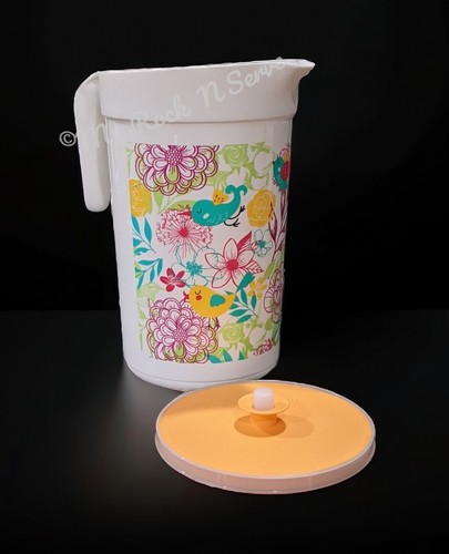 Tupperware Illumina 1 Gallone Krug mit Druckknopf Dichtung Neu - Bild 3 von 3