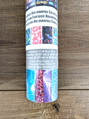 Siser Menge 4 Multipacks Glitzer & holografische HTV Wärmeübertragung Vinyl Blätter - Bild 8 von 9