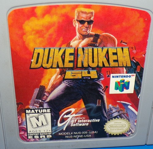 Duke Nukem 64 Nintendo 64 1997 N64 Authentic Working Cartridge Only