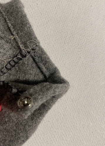 VINTAGE TAMMY DOLL "SWEATER GIRL" GRAY WOOL SKIRT Tagged JAPAN - Picture 3 of 4