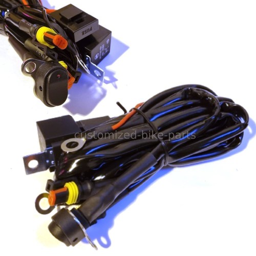 Complete LED Auxiliary Spot Fog Light Assembly Kit - Yamaha MT-09 All Years - Picture 7 of 7