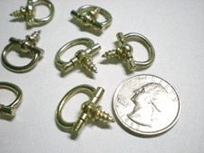 Shadow Box/Frame Swivel Top Ring Hanger Pull Bright Finish 25 pack SIZE 3/4"