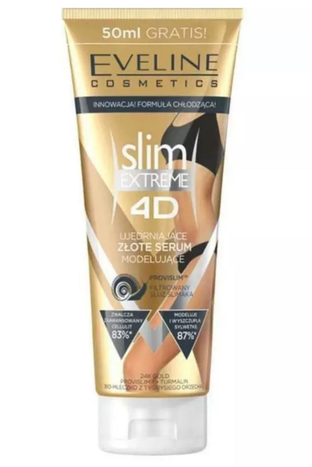Eveline 4D slim EXTREME Gold anti-cellulite serum, 250ml