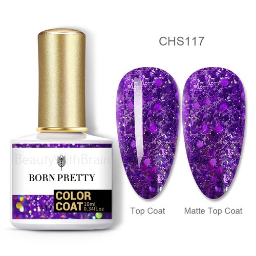 BORN PRETTY UV Gel Nail Polish Soak Off UV LED Gel 120 Colors 10ML For Nail Art - Picture 132 of 136
