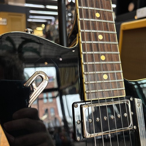 Duesenberg Caribou Semi-Hollow Electric Guitar 2015 Black w/Original Hard Case - Picture 10 of 13
