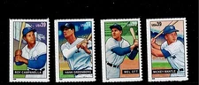 US Scott #4080-83, Singles 2006 Baseball 39c FVF MNH