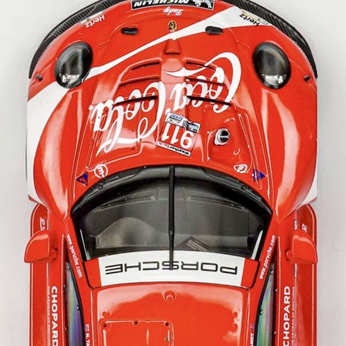 Porsche 911 RSR Coca Cola GTLM Spark 1:43 N. Tandy #911 car - Dealership Ed. GT3