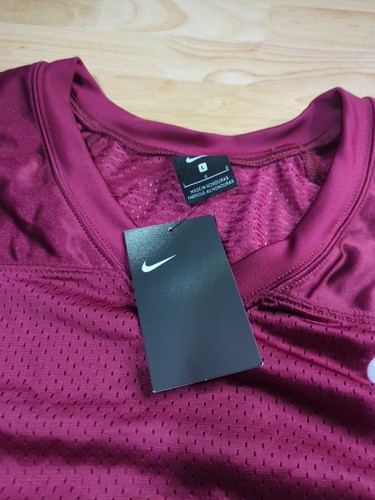 Nike Vapor Pro Football Vented Jersey Men's Large Maroon 908727-610 - Picture 4 of 6