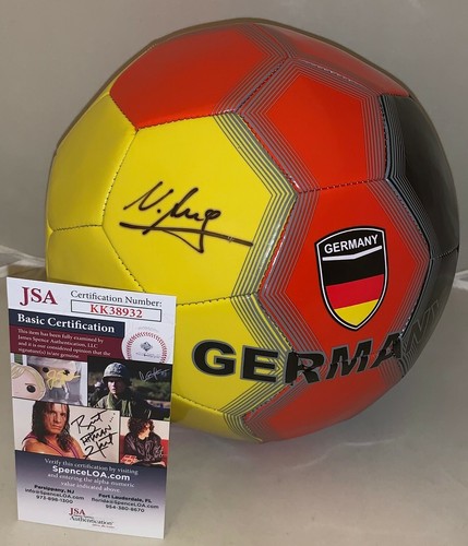 Nadine Angerer signed F/S Deutschland Fußball Ball handsigniert PP WM JSA - Bild 1 von 4