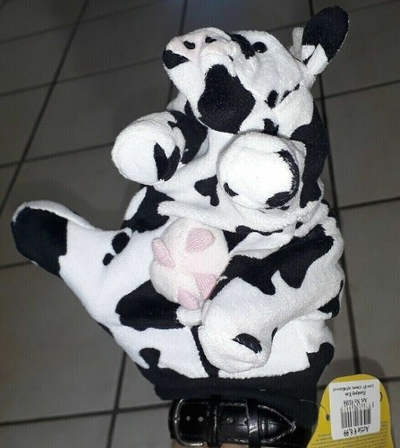LOT REVENDEUR 10 VACHES MARIONNETTES A MAIN NEUVES AVEC ETIQUETTES HANDPUPPETS - Photo 2/4