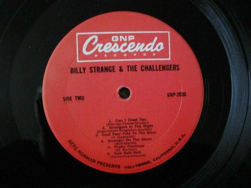 BILLY STRANGE & THE CHALLENGERS GNP CRESCENDO GNP-2030 MONO VINYL LP EX - Picture 5 of 5