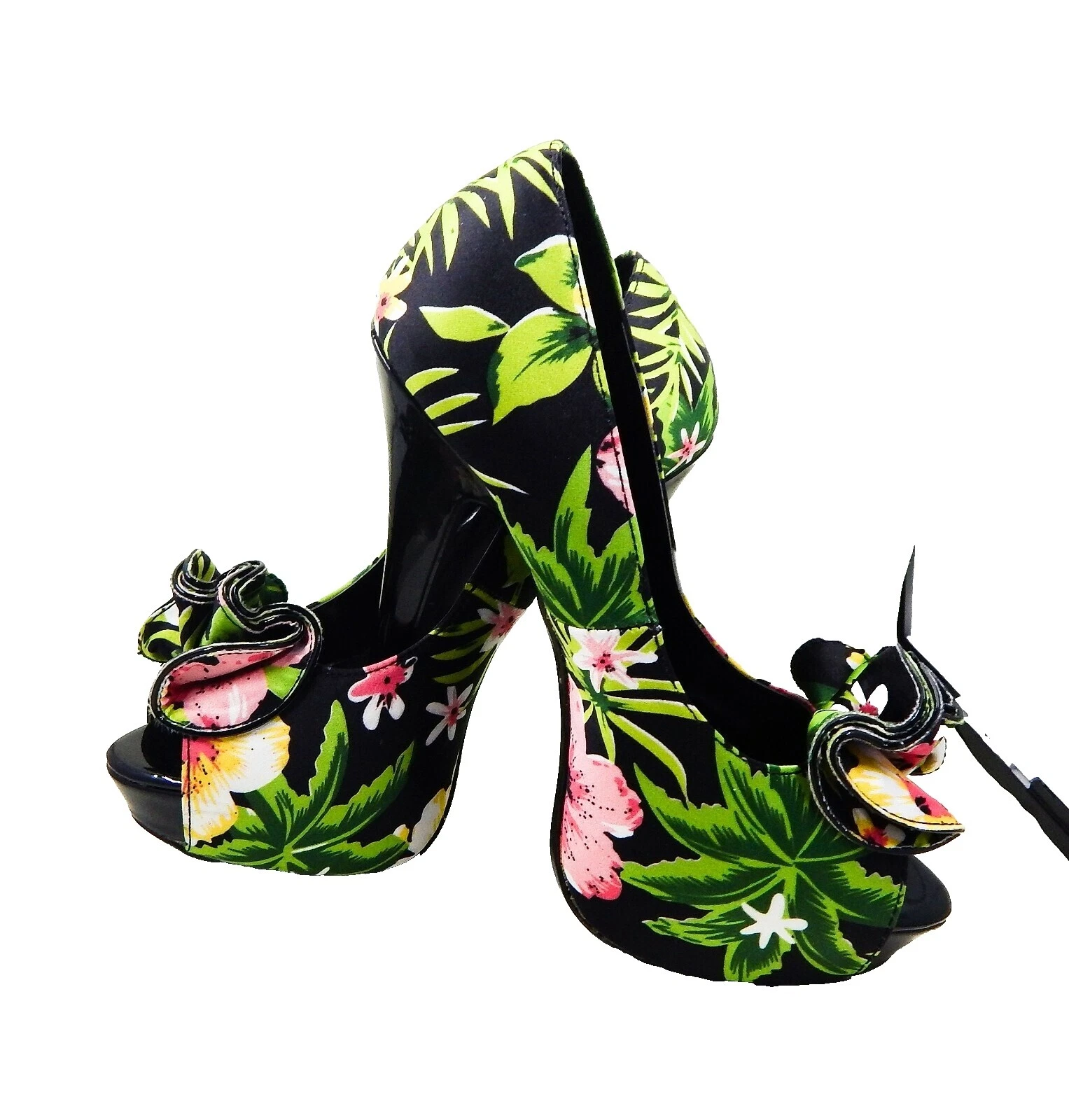 Pinup de alta costura floral para mujer
