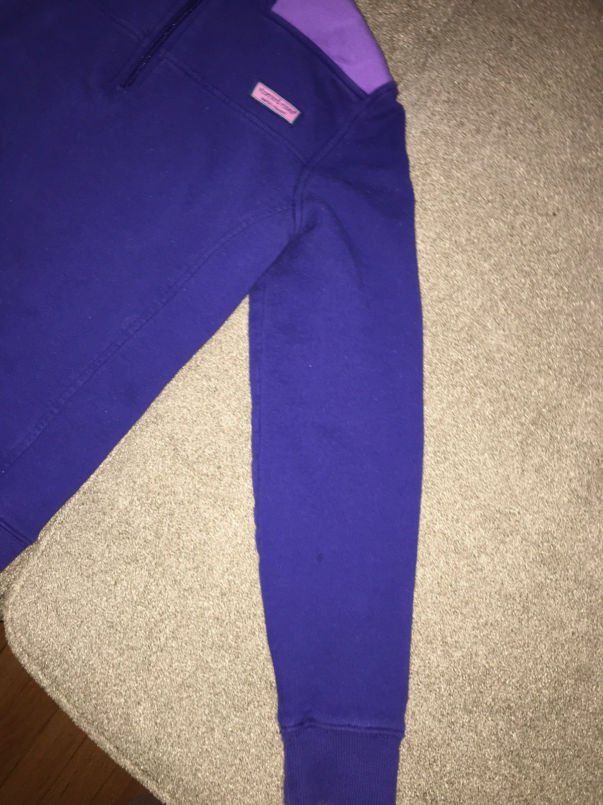 Vineyard Vines Quarter Zip Pullover Lavender Purp… - image 6