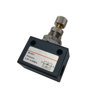 1PCS One Way Pneumatic Throttle Flow Control Valve 1/4'' PT 1/8''PT Thread Bore #E