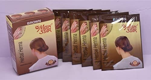 MOON STAR Henna Hair Colour(10gm Each)( 3shades black,brown,brgundy)+free brush - Picture 2 of 8