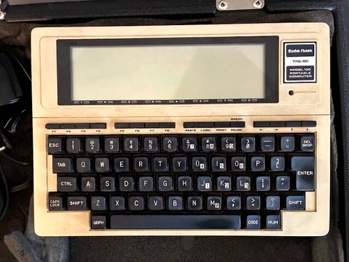 Vintage Radio Shack TRS-80 Model 100 Portable Computer - NOT WORKING