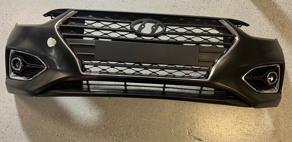 2018-2022 Hyundai Accent Full Front Bumper Assembly with Headlight