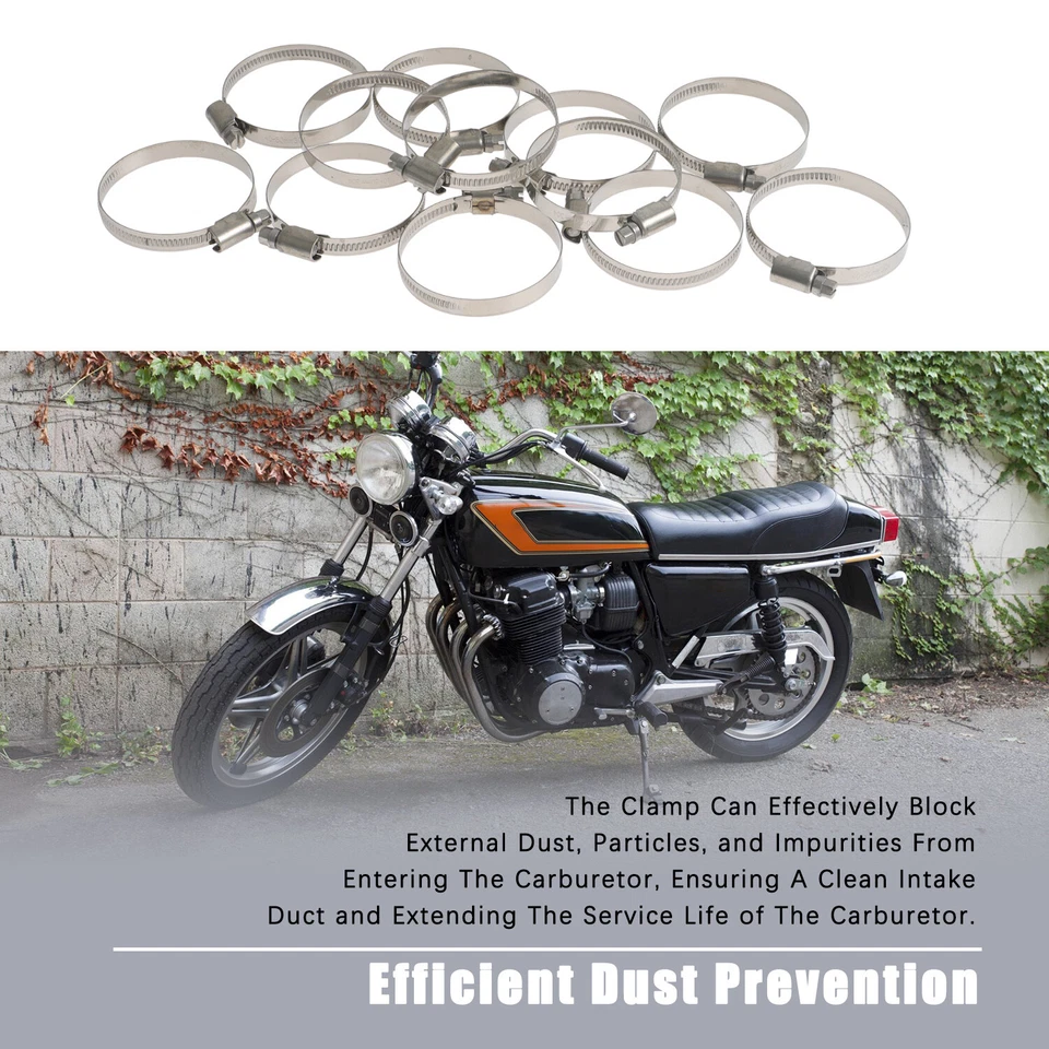 12 piezas abrazaderas de admisión de arranque de carburador válvula de motor para Honda CB750 CB750F Foto 2 de 4