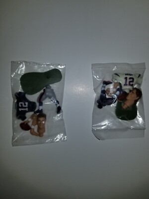 smALL Pros series 3 Tom Brady Rare & Reg Figures -SEALED- Home&Road Jersey TB12