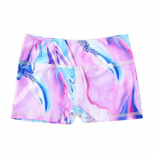 Girls Active Running Shorts Casual Dance Gymnastics Athletic Tumbling Bottoms - Picture 68 of 82