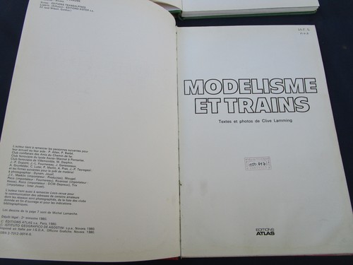 2 livres Atlas VOITURES MODELISME ET RADIOCOMMANDE MODELISME ET TRAINS 1980 - Imagen 6 de 15