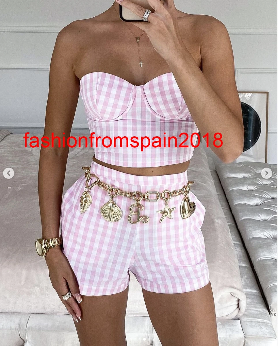 ZARA NEW WOMAN BARBIE™ MATTEL CHARM BELT GOLDEN EU80/US30, EU 85/US 32 1856/804