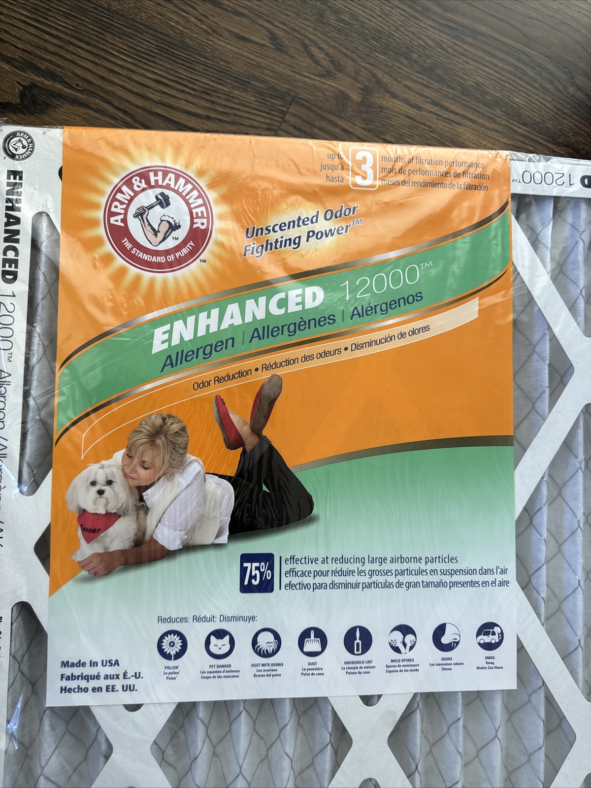 Arm & Hammer HVAC Filter 16X25X1 Pack Of 4 Enhanced 12000 eBay