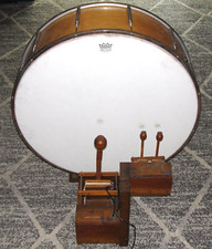 Vintage Wurlitzer Theatre Cinema Pipe Organ Bass Drum Parts 30" Local Pickup 