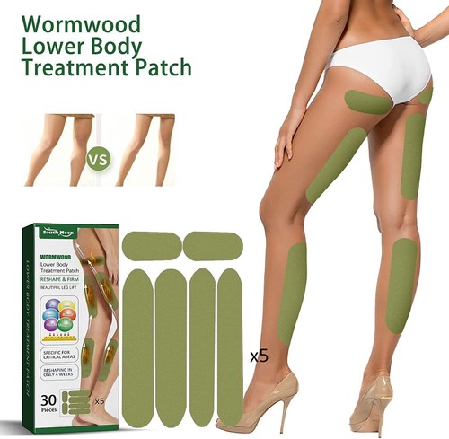 30/60pcs Leg Slimming Patch Wormwood Lower Body Treatment Detox Patch - Picture 4 of 14