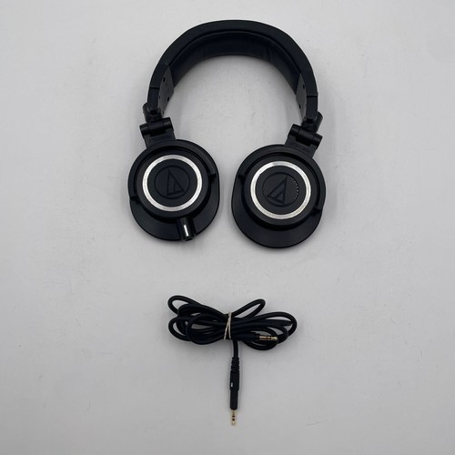 Audio-Technica ATH-M50X Professional Studio Monitor Headphones Black - READ - 第 1/6 張圖片