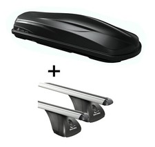 Dachbox CUBE470 + Dachträger VDP für für Mercedes CLS 4 Türer 2010-2018 Dachbox CUBE470 + Dachträger VDP für für Mercedes CLS 4 Türer 2010-2018