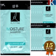 ELASTINE Moisturizing Shampoo 8ml x 15pcs  Dry Hair Care Shiny Shampoo KOREA