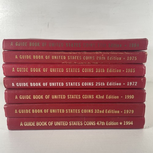 A Guidebook Of United States Coins Lot Of 7 Used- Good