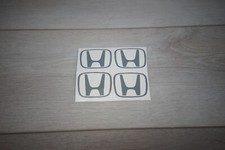 4 Logo Sticker Wheel Center Caps Decal For Honda Civic Accord Crv Vtec Si