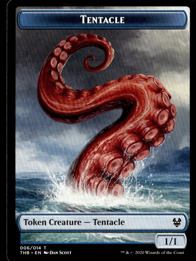 2020 Theros Beyond Death Tokens Tentacle Token/Common #6