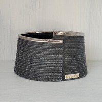 Formano Vase Anthrazit Silber 16X9 Cm Edel Geschenk