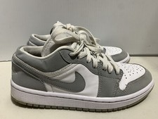 Women’s Size 6.5 - Jordan 1 Low White Wolf Gray