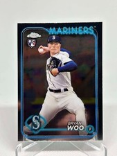 Bryan Woo 2024 Topps Chrome Rookie #172 Seattle Mariners