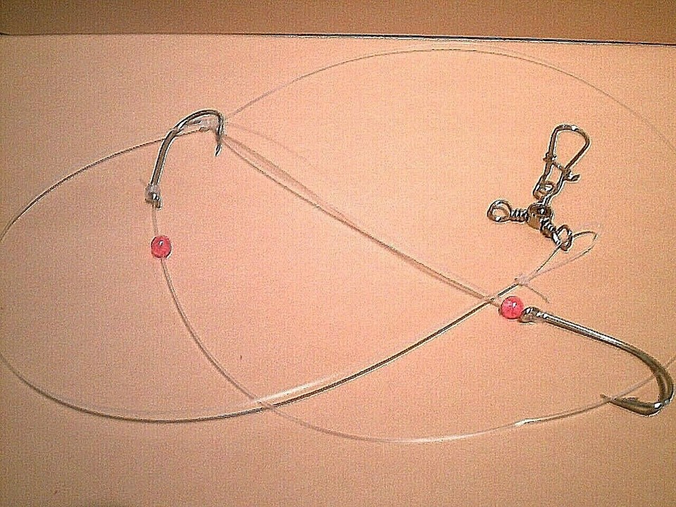 3 Bottom Rigs Freshwater & Saltwater Scavenger Fish Double Hook